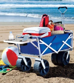 All Terrain Beach Wagon With Side Table -Swimming Equipment Store 5665850818728 blue 9a