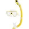 CRESSI Kids Pegaso Mask And Iguana Semi-Dry Snorkel Set -Swimming Equipment Store 5665903050920 clearyellow 1a