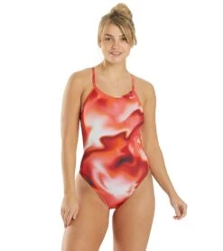 Nike Women's Amp Axis Modern Cut-Out One Piece Swimsuit