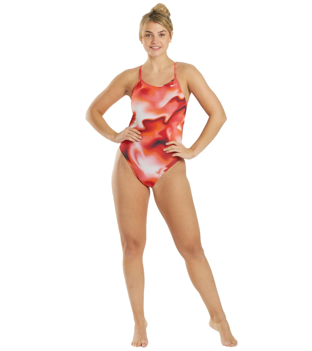 Nike Women's Amp Axis Modern Cut-Out One Piece Swimsuit 6 Nike Women's Amp Axis Modern Cut-Out One Piece Swimsuit - Image 4