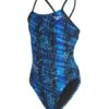 Girls' Edge Swan Back One Piece Swimsuit 1 Girls' Edge Swan Back One Piece Swimsuit -Swimming Equipment Store 5666076426408 blue 1a