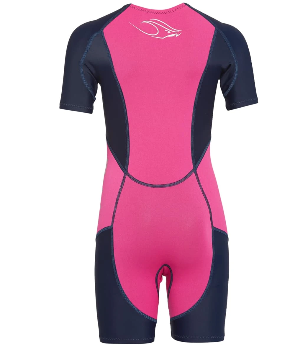 AQUASPHERE Girls' Stingray Short Sleeve Thermal Suit 4 AQUASPHERE Girls' Stingray Short Sleeve Thermal Suit - Image 2