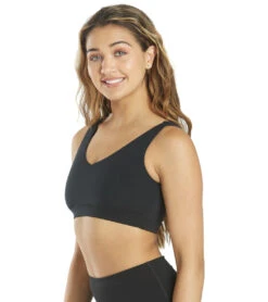 Embrace Thick Strap Sports Bra -Swimming Equipment Store 5666313994408 black 5a