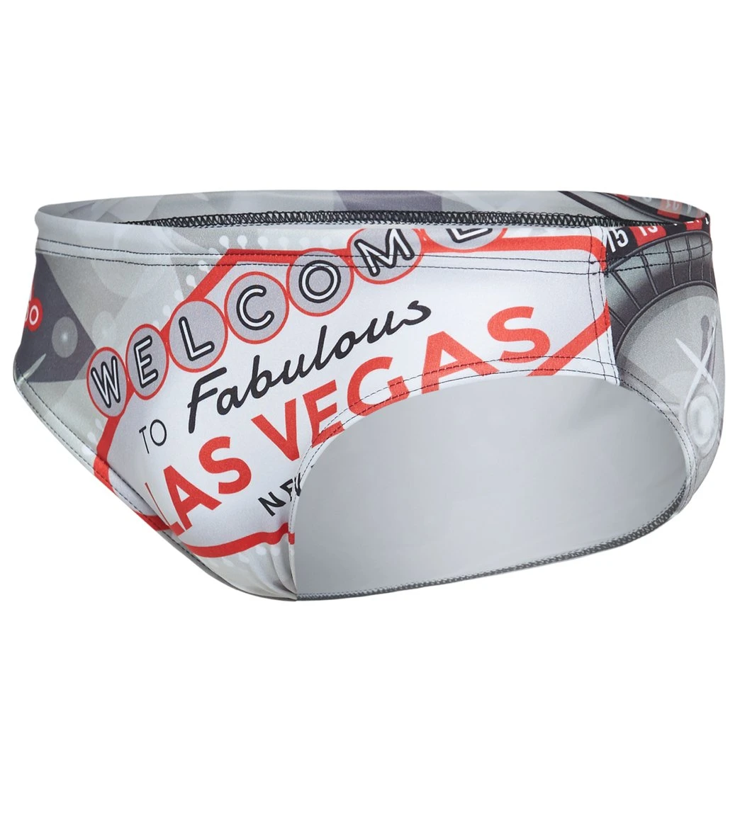 TURBO Men's Fabulous Las Vegas Water Polo Brief 4 TURBO Men's Fabulous Las Vegas Water Polo Brief - Image 2
