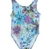 Girls' Topsy Turvy Tank One Piece Swimsuit (Baby) 1 Girls' Topsy Turvy Tank One Piece Swimsuit (Baby) -Swimming Equipment Store 5666578858152 topsyturvyblue 1a