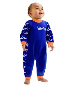 Shark Orange Warm In One Thermal Wetsuit (Baby) -Swimming Equipment Store 5666676342952 sharkorange 3a