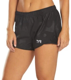 TYR Women's Team Short -Swimming Equipment Store 5666722381992 black 5a