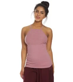 Mitered Low V-Back Yoga Support Tank