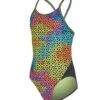 FUNKITA Girls' Celtic Pride Diamond Back One Piece Swimsuit 1 FUNKITA Girls' Celtic Pride Diamond Back One Piece Swimsuit -Swimming Equipment Store 5666825044136 multi 1a