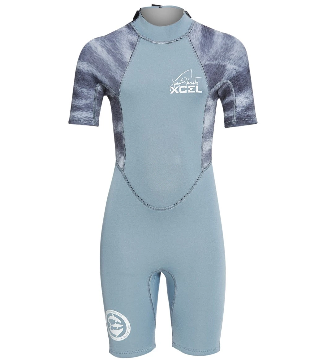 Xcel Juan Sharks Axis 2mm Spring Suit (Little Kid, Big Kid) 3 Xcel Juan Sharks Axis 2mm Spring Suit (Little Kid, Big Kid)