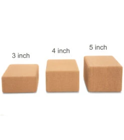 Cork Yoga Block 5 Inch -Swimming Equipment Store 5667135094952 natural 5a