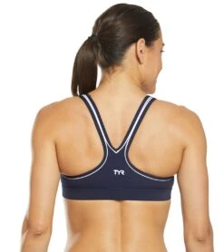 TYR Women's Guard Lyn Racerback Swimsuit Top -Swimming Equipment Store 5667160883368 navy 3a