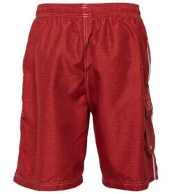 TYR Men's Guard Tahoe Challenger Swim Short -Swimming Equipment Store 5667170648232 red 3a