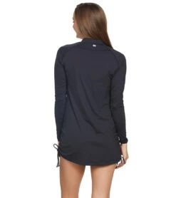 Interval Zip Rash Guard -Swimming Equipment Store 5667212558504 black 3a