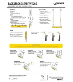 FINIS Backstroke Starting Wedge 25 FINIS Backstroke Starting Wedge -Swimming Equipment Store 5667984638120 yellowblack 12a
