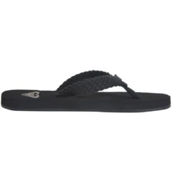 Roxy Women's Porto III Braid Flip Flop -Swimming Equipment Store 5668403314856 black 3a