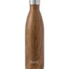 Teakwood 25oz Stainless Steel Water Bottle -Swimming Equipment Store 5668780441768 teakwood 1a