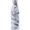 White Marble 25oz Stainless Steel Water Bottle -Swimming Equipment Store 5668781949096 whitemarble 1a