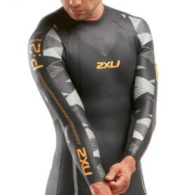 2XU Men's P:2 Propel Tri Wetsuit -Swimming Equipment Store 5668788273320 blackorangefizz 3a