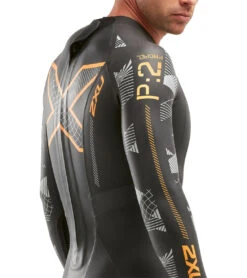 2XU Men's P:2 Propel Tri Wetsuit -Swimming Equipment Store 5668788273320 blackorangefizz 4a