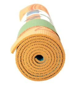 Gaiam Reversible Elephant Printed Yoga Mat 68" 6mm Extra Thick -Swimming Equipment Store 5668996448424 elephant 3a