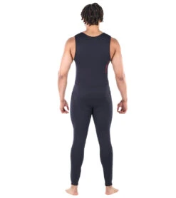 Level Six Men's Farmer John Front Zip Long John Neoprene Wetsuit -Swimming Equipment Store 5669079744680 black 3a