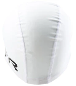 TYR Silicone Comfort Swim Cap -Swimming Equipment Store 5669096784040 white 3a