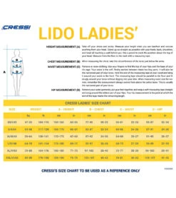 CRESSI Women's 2mm Lido Short Sleeve Springsuit Wetsuit -Swimming Equipment Store 5669111136424 blackaqua 3a