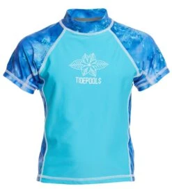 Girls' Starbust Short Sleeve UV 50+ Rashguard (Toddler, Little Kid, Big Kid)