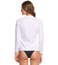 Xcel Women's VentX Long Sleeve Swim Shirt -Swimming Equipment Store 5669565366440 white 3a