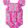 Girls' Palm Tree Floatation Swimsuit 2 Girls' Palm Tree Floatation Swimsuit -Swimming Equipment Store 5669684052136 2t
