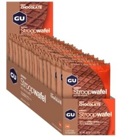 Gu Energy Stroopwafel (16 Pack) -Swimming Equipment Store 5669754306728 hotchocolate 1a