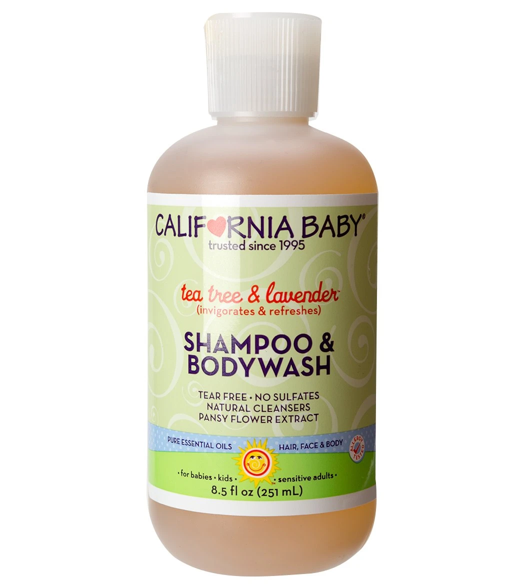 California Baby Tea Tree & Lavender Shampoo And Body Wash, 8.5 Oz 3 California Baby Tea Tree & Lavender Shampoo And Body Wash, 8.5 Oz