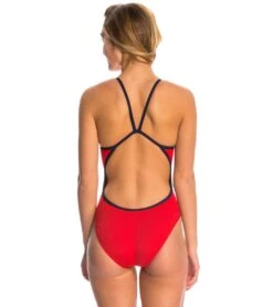 Lifeguard Varsity Solid One Piece Swimsuit 7 Lifeguard Varsity Solid One Piece Swimsuit -Swimming Equipment Store 5670075957416 guardrednavy 3a