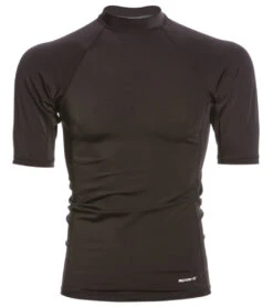 Men's Solid S/S UPF 50+ Sport Fit Rash Guard