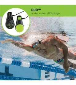 FINIS Duo Underwater Bone Conduction MP3 Player -Swimming Equipment Store 5670236455080 blackacidgreen 6a