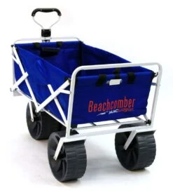 All-Terrain Heavy Duty Collapsible Beach Wagon -Swimming Equipment Store 5670557712552 bluewhite 3a