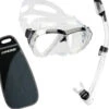 CRESSI Scuba Big Eyes Mask & Dry Snorkel Set -Swimming Equipment Store 5670571901096 clear 1a