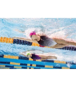 Molecule Thin Strap One Piece Swimsuit -Swimming Equipment Store 5670700581032 redblack 7a