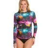Galaxy Long Sleeve Rash Guard -Swimming Equipment Store 5670918684840 galaxy 1a