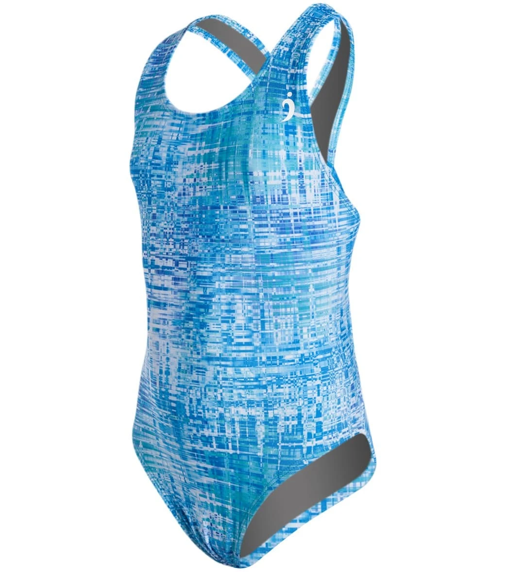 Soundwaves Youth Race Back One Piece Swimsuit 3 Soundwaves Youth Race Back One Piece Swimsuit
