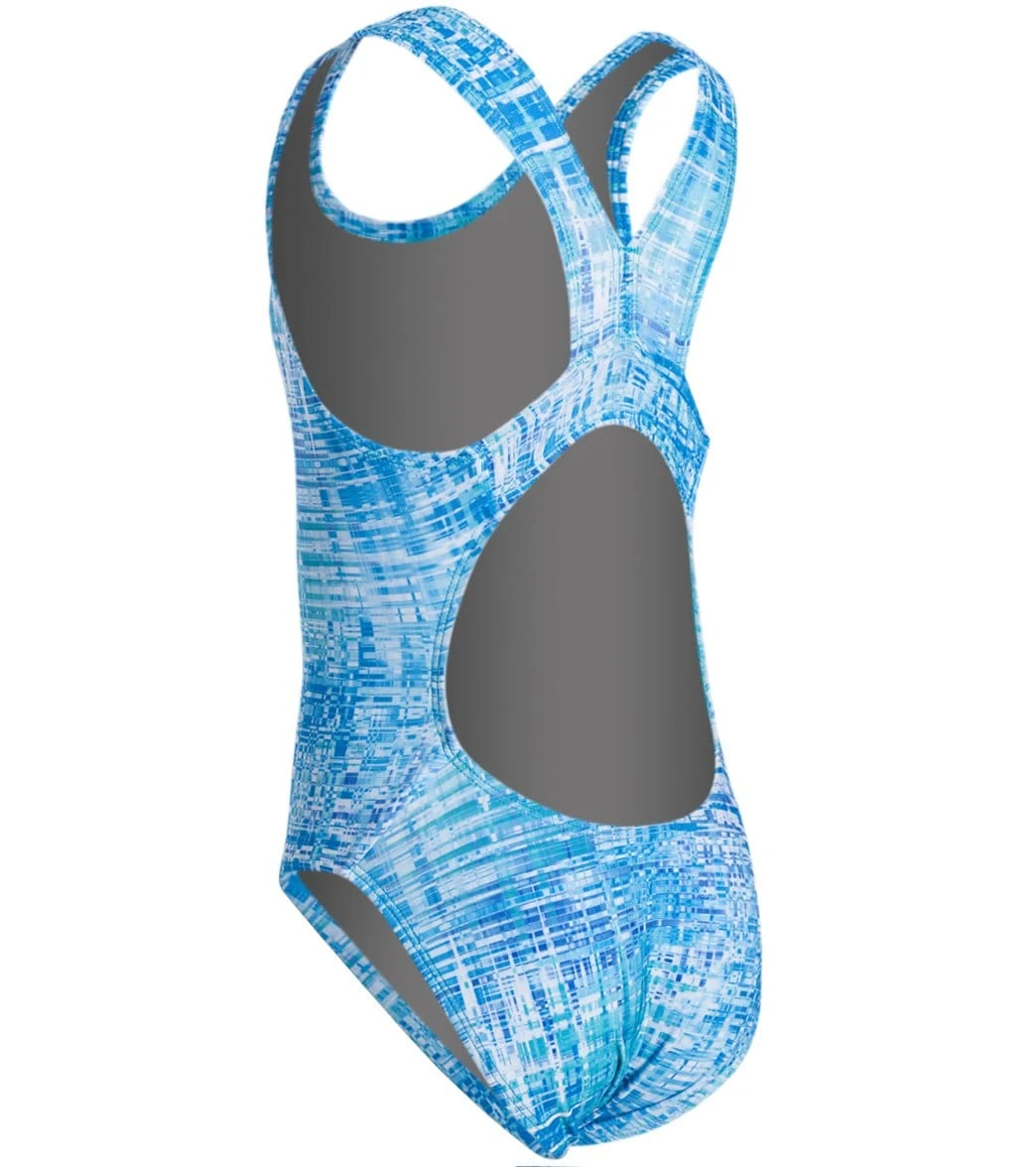 Soundwaves Youth Race Back One Piece Swimsuit 4 Soundwaves Youth Race Back One Piece Swimsuit - Image 2