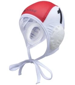 TURBO Standard Water Polo Caps Set -Swimming Equipment Store 5671928561832 white 3a