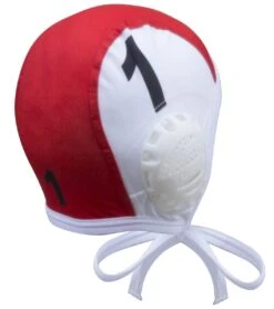 TURBO Standard Water Polo Caps Set -Swimming Equipment Store 5671928561832 white 4a