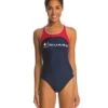 Nike Swim LifeLifeguard Power Back Tank One Piece Swimsuit -Swimming Equipment Store 5672065335464 midnightnavy 1a