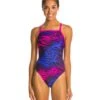 Women's Fierce One Piece Swimsuit 2 Women's Fierce One Piece Swimsuit -Swimming Equipment Store 5672282128552 purple 1a