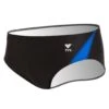 TYR Men's Alliance Splice Racer Brief Swimsuit -Swimming Equipment Store 5672453537960 blackblue 1a