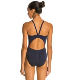 Lifeguard Splice Butterfly Back One Piece Swimsuit -Swimming Equipment Store 5672568750248 navyred 3a
