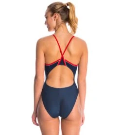 Lifeguard Piped 1pc -Swimming Equipment Store 5672662040744 navy 3a
