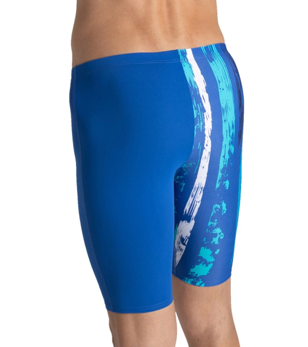 Arena Men's Team Painted Stripes Jammer Swimsuit 4 Arena Men's Team Painted Stripes Jammer Swimsuit - Image 2